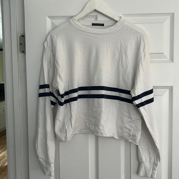Brandy Melville One Size Varsity Stripe T Shirt - Picture 1 of 3